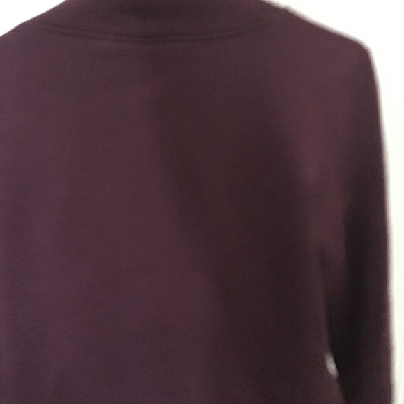 Cowl neck maroon puma pullover - Picture 3 of 3